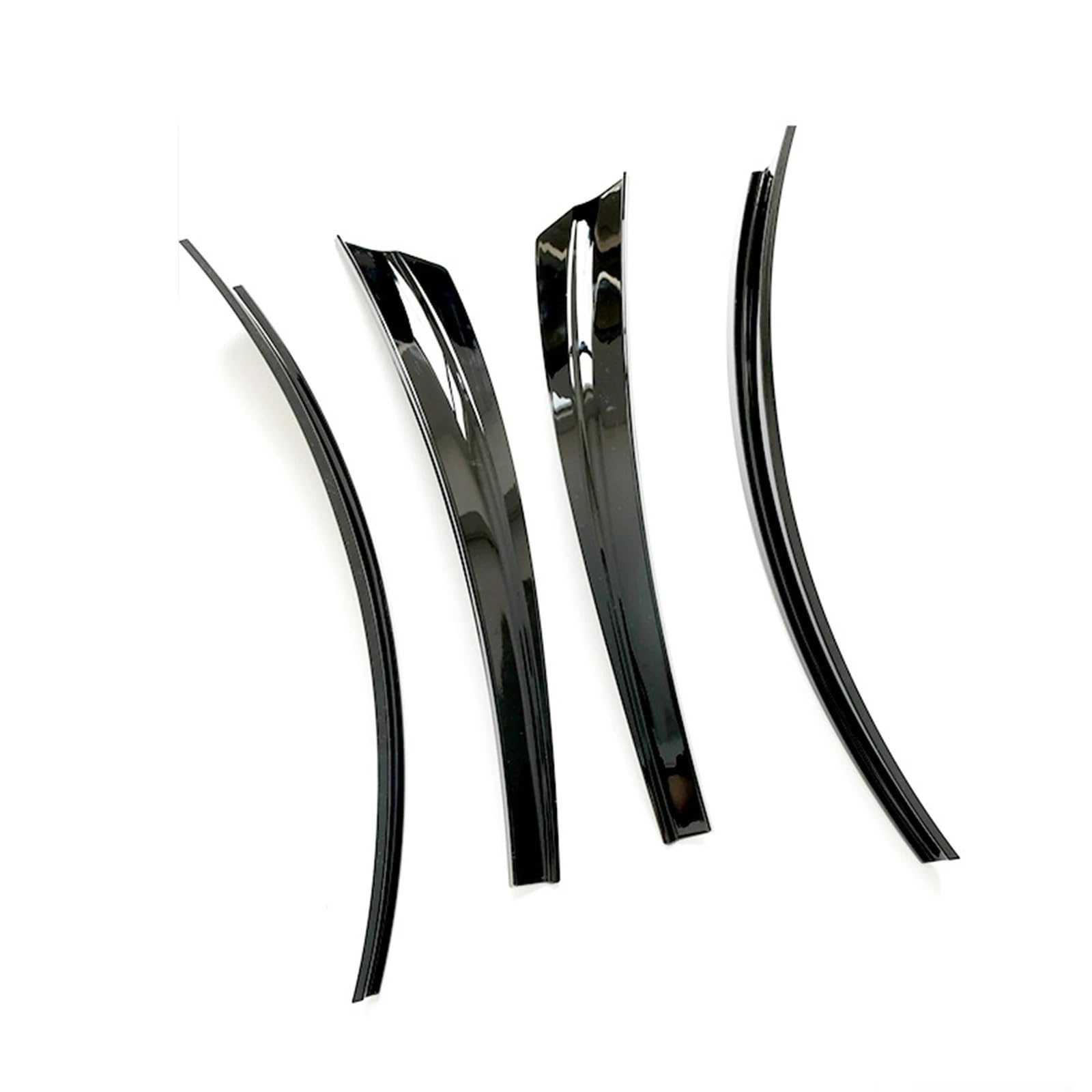 KUKEMI Front Rear Car Wheel Eyebrow Fender Mudguard Mud Flap Splash, for Tesla, Model Y 2021-2023 Anti-Collision Anti-Sand Modification Universal fender flares(Glossy Black)