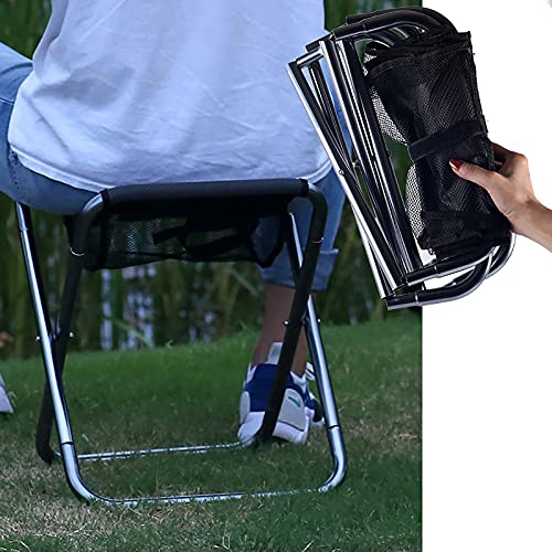 Chaise de camping pliante rouge et portable pour extérieur - 8