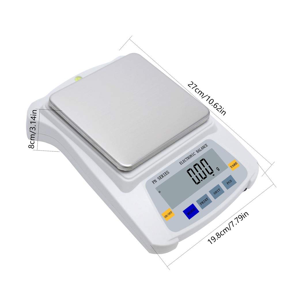 MRKU Bilancia di precisione Elettronica Bilancia Digitale di Alta precisione Laboratorio di Laboratorio Pesatura e conteggio Industriale Scientifico per Farmacia