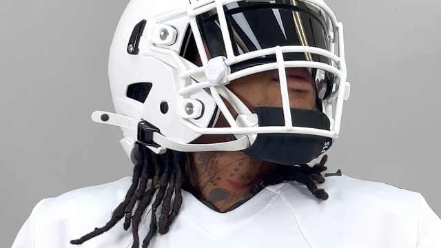 chin shield football