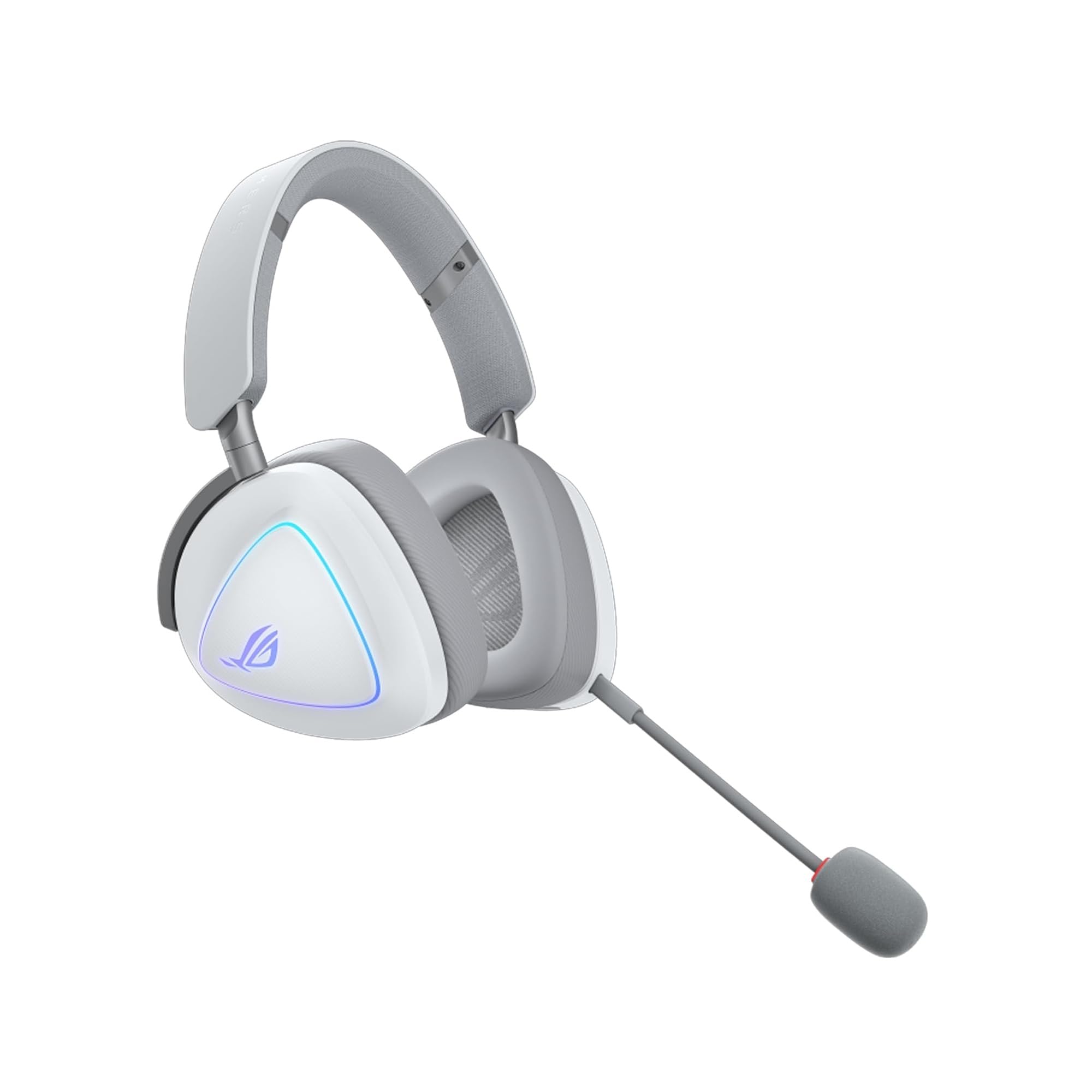 Rog delta ii auricolare con cavo e senza cavo a padiglione gaming usb tipo-c bluetooth bianco