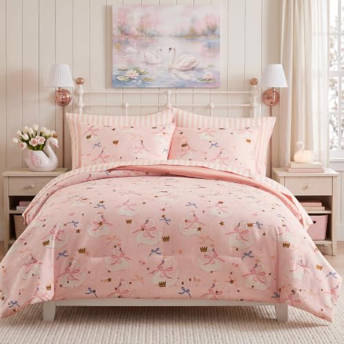 Image of Full Size Comforter Sets with Sheets for Girls-7 Pieces Full Size Bed Set