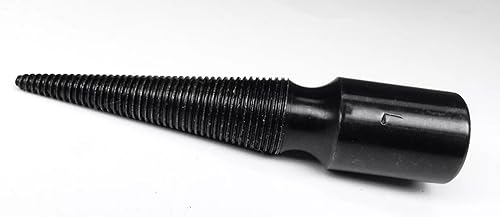 Miniatura 4 de Husillo de 38 pulgadas Orificio de eje para torno Baldor Motor Husillo de 3-12 pulgadas de largo Agarre de fricción a mano izquierda con rosca cónica