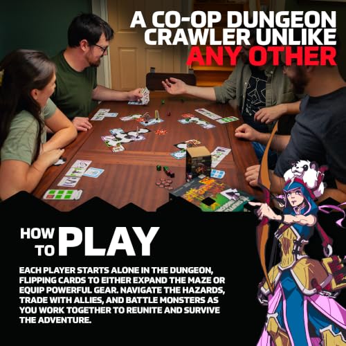 Shuffle Dungeons juego de mesa cooperativo 1-4 jugadores miniatura 3