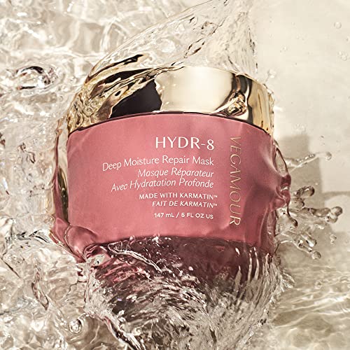 Vegamour Hydr-8 Deep Moisture Repair Mask - Conditioner Hair Mask With Ceramides And Milk Thistle, Hair Mask For Dry Damaged Hair #TOP1