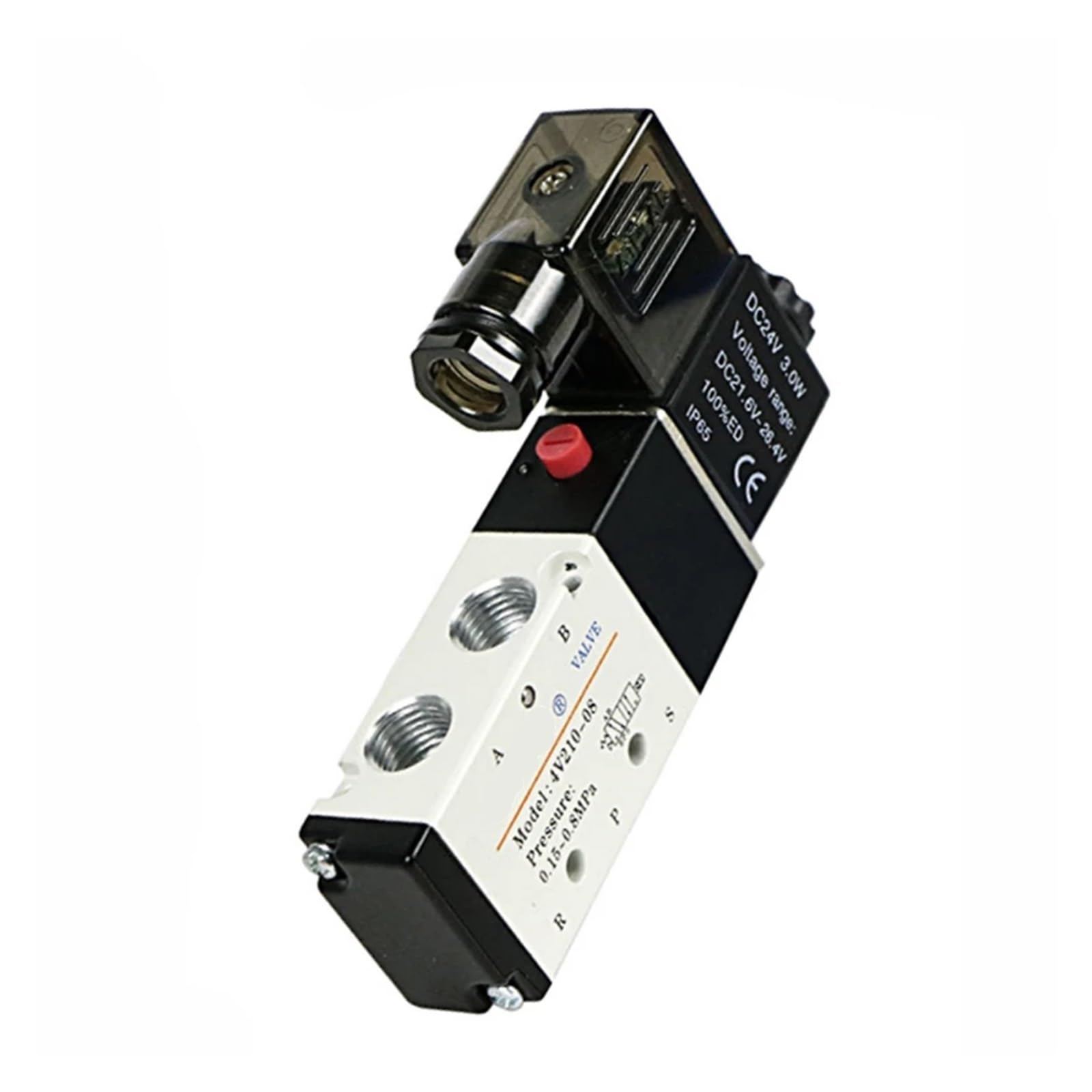 PXQCHAVLN Pneumatic 4v210-06 4v210-08 220v Controller air reversing Electronic Coil 24v(4v210-06 AC220V)
