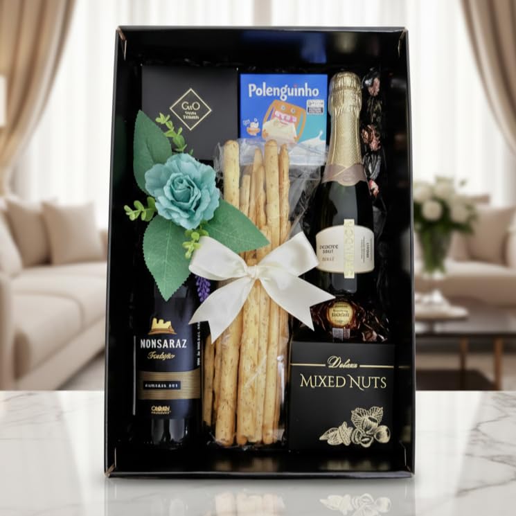 Presente elegante gourmet
