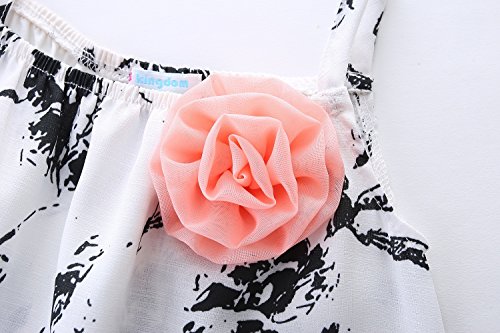 Image of Mud Kingdom Toddler Girls Sleeveless Tank Top and Shorts Set 2 Piece Floral Casual Summer Outfits