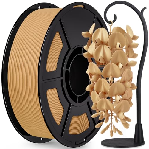Image of IEMAI Wood Brown Matte PETG Filament 1.75mm 1kg Compatible with Bambu Lab