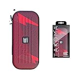 Target Darts Phil Taylor Takoma Darts Tasche, rot und schwarz, 3 dartpfeile