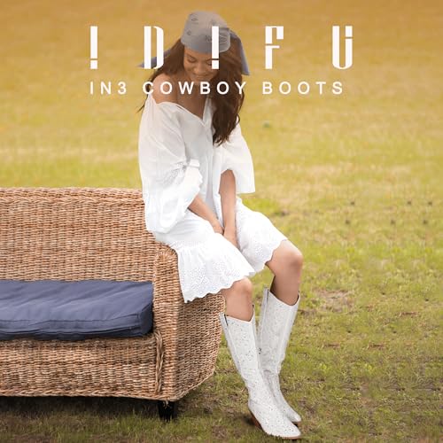 IDIFU IN3 Rhinestone Cowboy Boots For Women Knee High Western Cowgirl Boots Pointed Toe Block Chunky Heels Sparkly Glitter Long Tall Dress Booties Party Bling Shiny Boots2