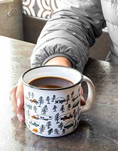 Camco Life is Better at The Campsite Coffee Mugs | Ceramic | 14oz. | 4-Pack (53357) - Image 5