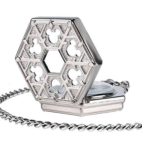 Zakhorloge met ketting voor heren, creatieve horlogehanger, heren handwind automatisch mechanisch zakhorloge skelet wijzerplaat horloges - Afbeelding 6