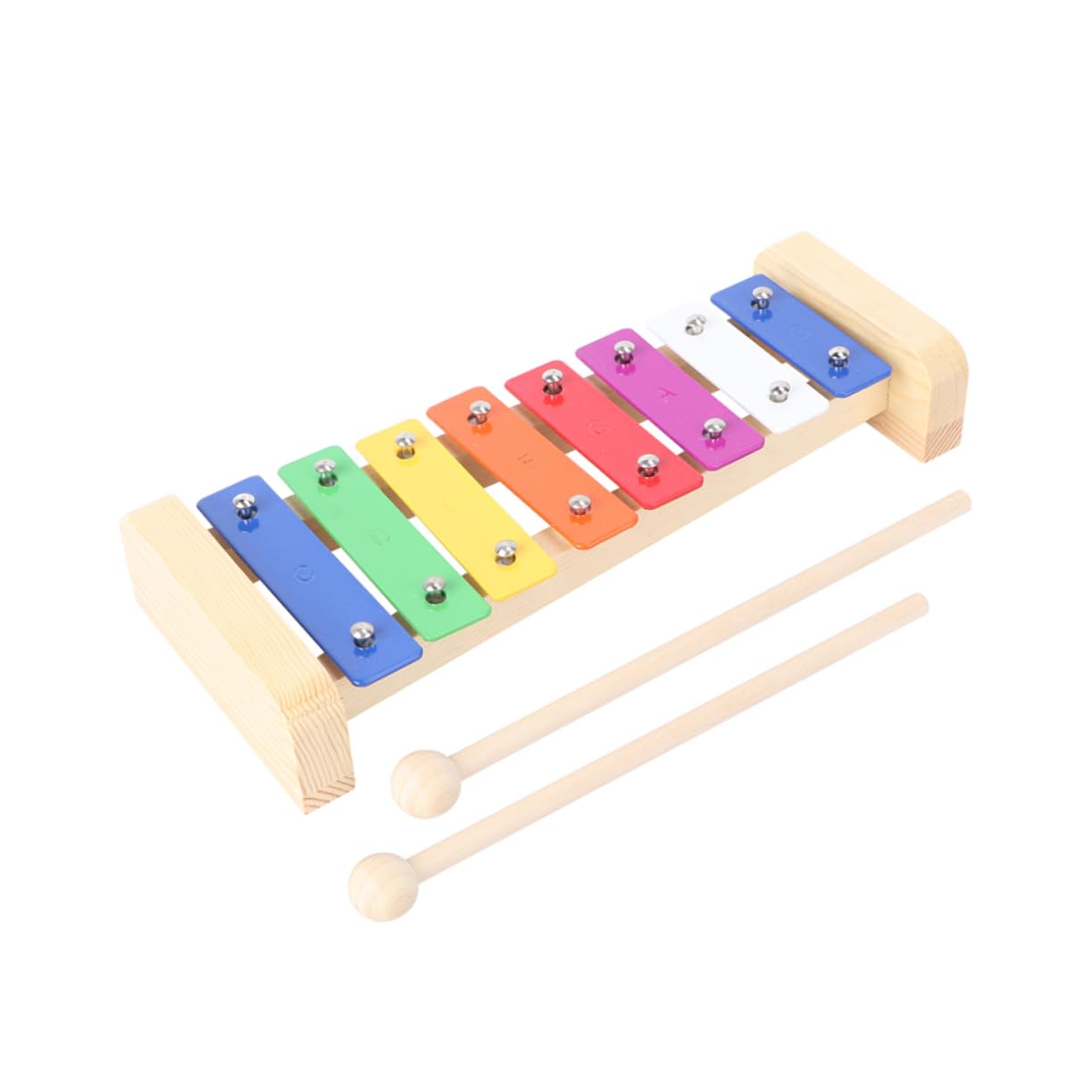 Abaodam 1Pc Wooden Xylophone for Musical Instrument with Mallets for Development Enhances Creativity Coordination Fine Motor Skills Birthday Present