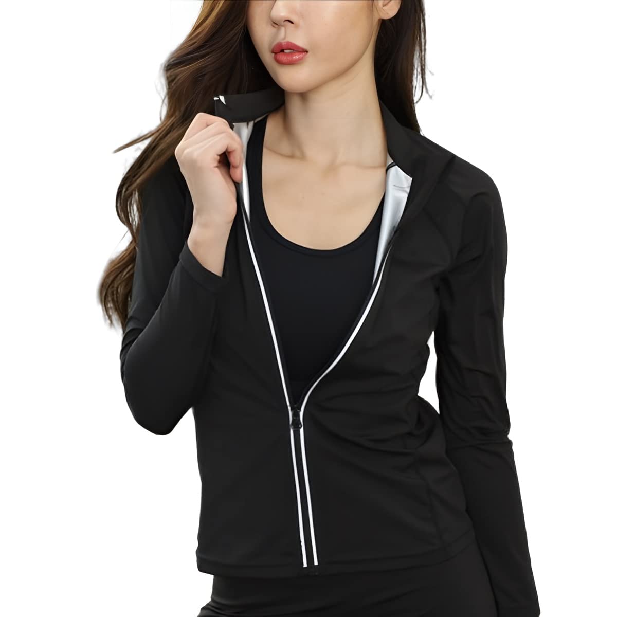 Veste d'entraînement femme pour brûler des calories à la gym