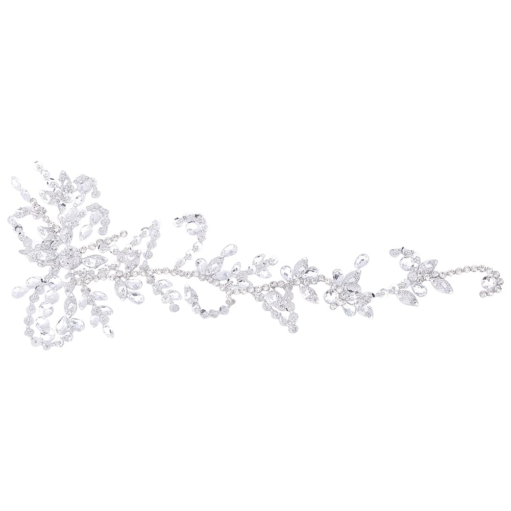 Patch cristal fleur pour customiser une robe de mariée ou costume de danse