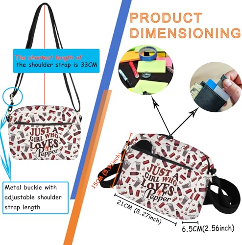 TSOTMO DR.P Merch DR.P Drinks Gift Soda Drinks Lovers Gift DR.P Beverage Crossbody Bag for DR.P Lovers (PPE cross2)2