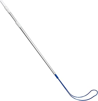 Telescopic Pool Rescue Hook with Pole, 3.3ft Pool and Boat Safety Rescue Hook, Durable Aluminum Life Saving Pole for Quick Close Quarters Emergencies and Poolside Retrieval