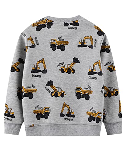 Image of LOKTARC Toddler Boys Graphic Crewneck Sweatshirts 2-Pack, Sizes 2T-7