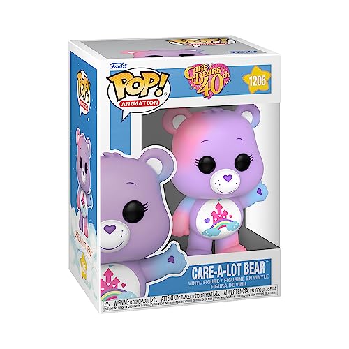 Funko Pop! Animation: Care Bears 40Th Anniversary - Care-A-Lot Bear With Translucent Glitter Chase (Styles May Vary)