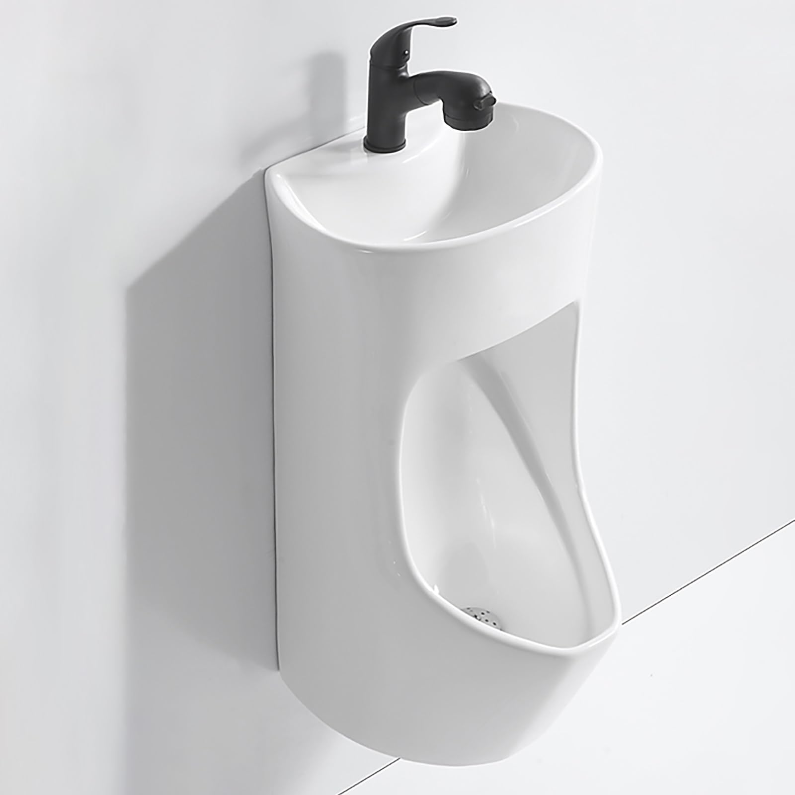 HADECOLL Water-Saving Urinal With Wash Basin & Faucet, Spill-Proof Design For Hotels & Bathrooms, Efficient Sanitation Solution For Modern Restrooms