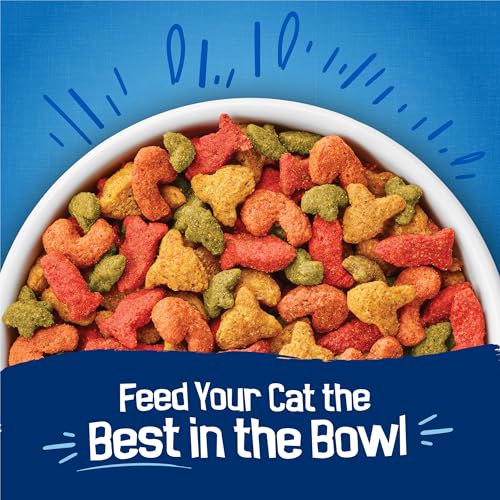 Purina Friskies Dry Cat Food Seafood Sensations With Salmon, Tuna, and Shrimp Flavors - 22 lb. Bag