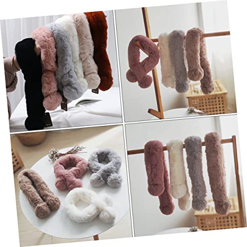 BESPORTBLE 1pc Plush Boys and Girls Scarf Thick Cartoon Neck Warmer for Boys and Girls Cozy Shawl for Autumn and Wear for Christmas and Daily Use2