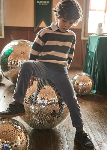 Mayoral Basic Cord Trousers for Boys Steel4