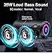 Coioc Portable Bluetooth Speaker, Bluetooth 5.4 Speaker, Dual Speaker with LED Display, Deep Bass,30H Playtime, Colorful RGB Lights,IPX7 Waterproof,TWS pairing for Outdoor/Home/Party/Travel,Gift Ideas