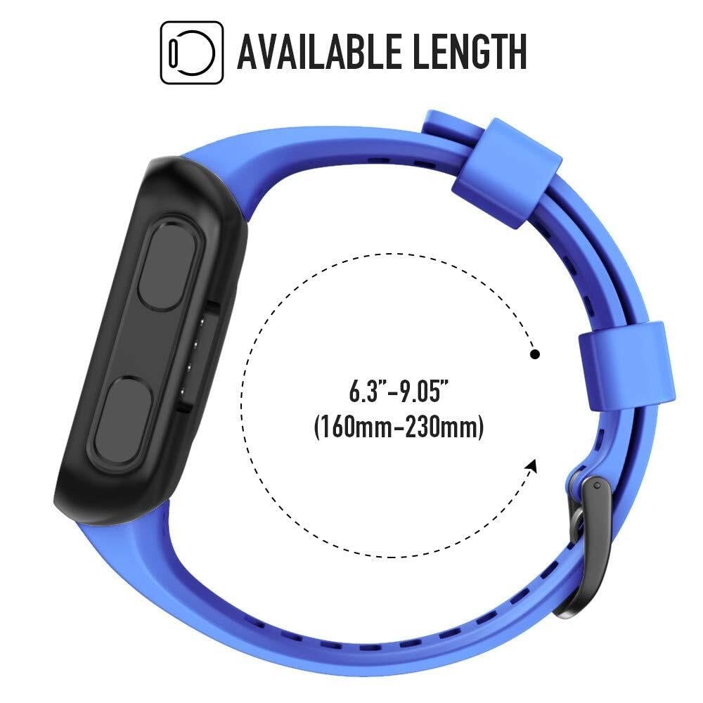 2 szt. do Garmin Forerunner 35 miękkie silikonowe paski zastępcze