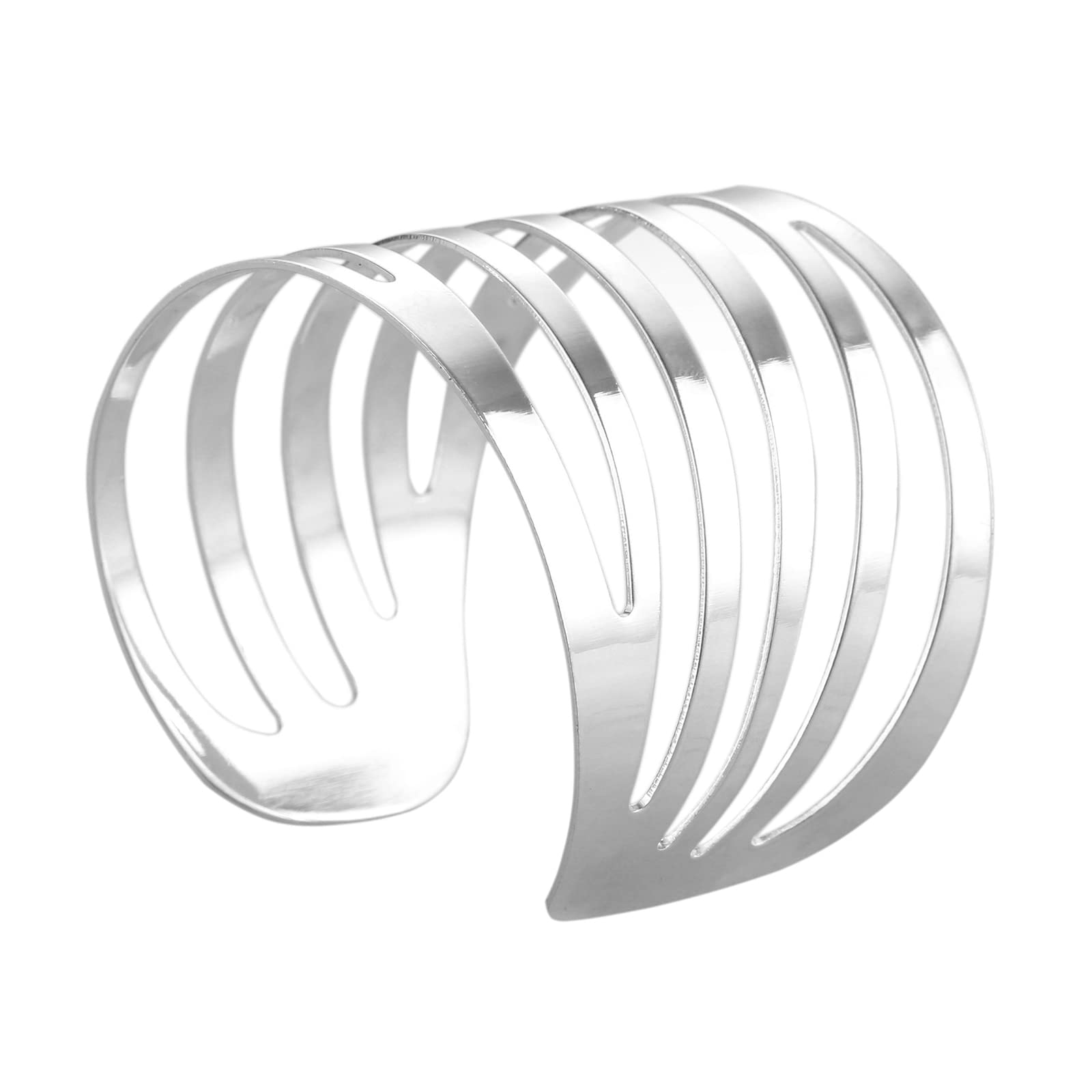 Mtsooning 1.69Inch-Silver 6Pcs Napkin Rings Silver Reindeer Styling For Table Decoration