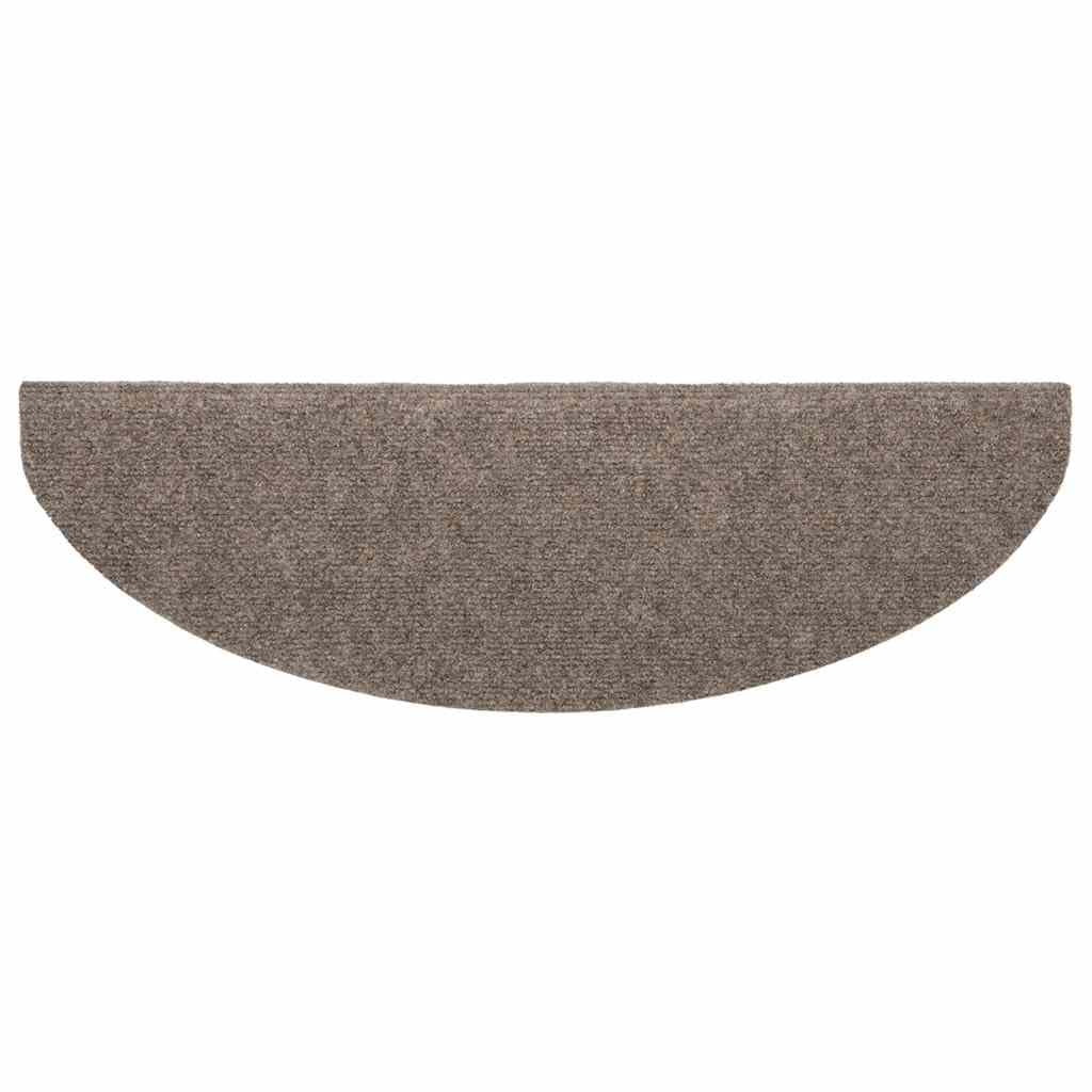 Samoprzylepna mata schodowa 10 sztuk 65 x 21 x 4 cm beżowa