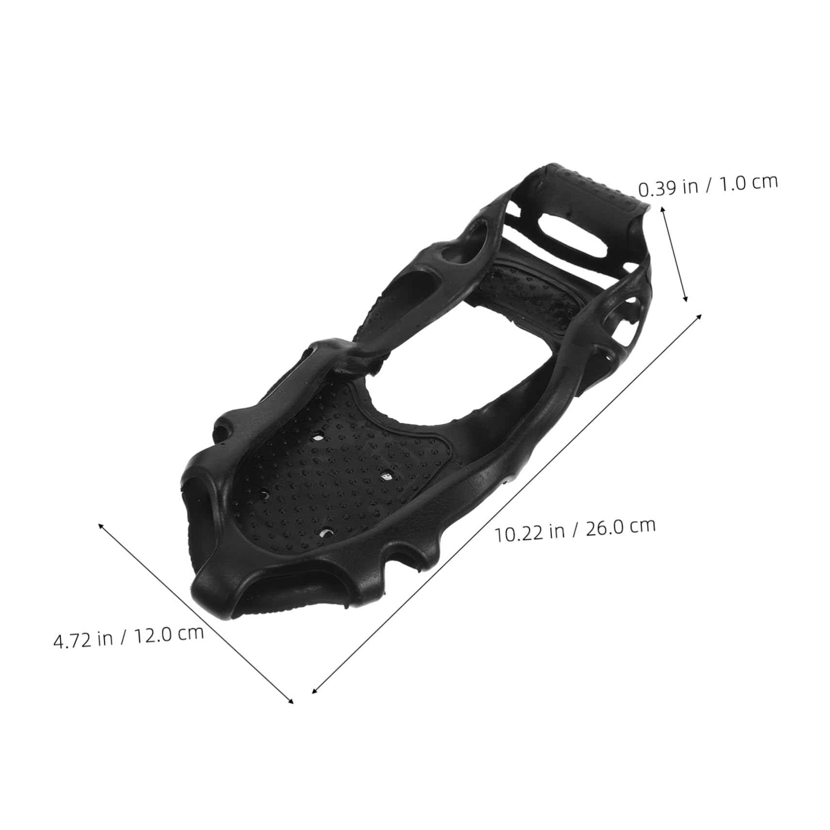 Toddmomy Ramponi da Ghiaccio Antiscivolo per Scarpe e Stivali, Tpe Leggero, Installazione Facile, per Snow Hiking e Arrampicata, Chiodi per Scarpe Chiodate 12mm