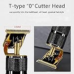 SUNKLOOF Hair Clippers for Men, Professional Hair Trimmer Zero Gapped T-Blade Trimmers Cordless Rechargeable Edgers…