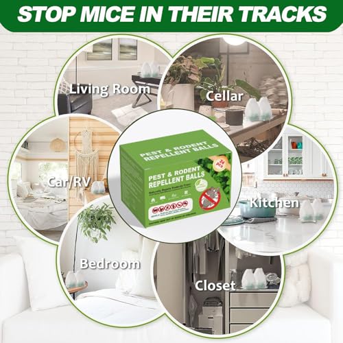 mouse repellent pouchesrodent repellent balls with natural peppermint oil long-lasting indoor