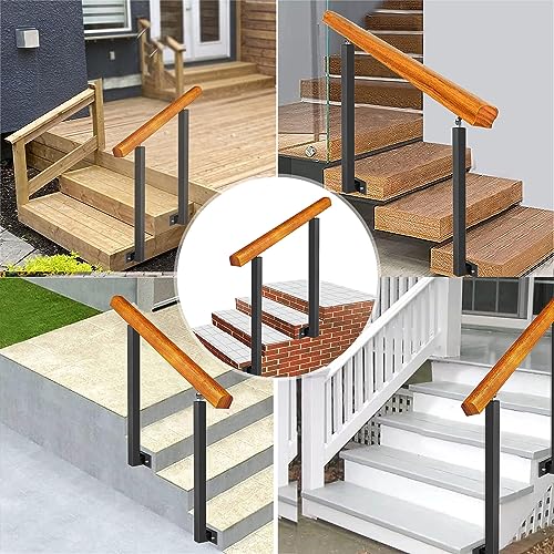 Rampe d'escalier en bois pour sublimer et sécuriser les terrasses et les jardins - 8
