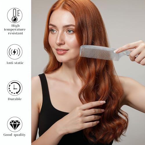 2 Peines de Aluminio para Peinar y Cortar Cabello miniatura 4