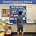 Circle Time Center Classroom Pocket Charts Teaching Pocket Chart Calendar Learning Shape Color Weather Classroom Pocket Chart-Number Pocket Chart Wording Rhyme Pictures Pocket Chart