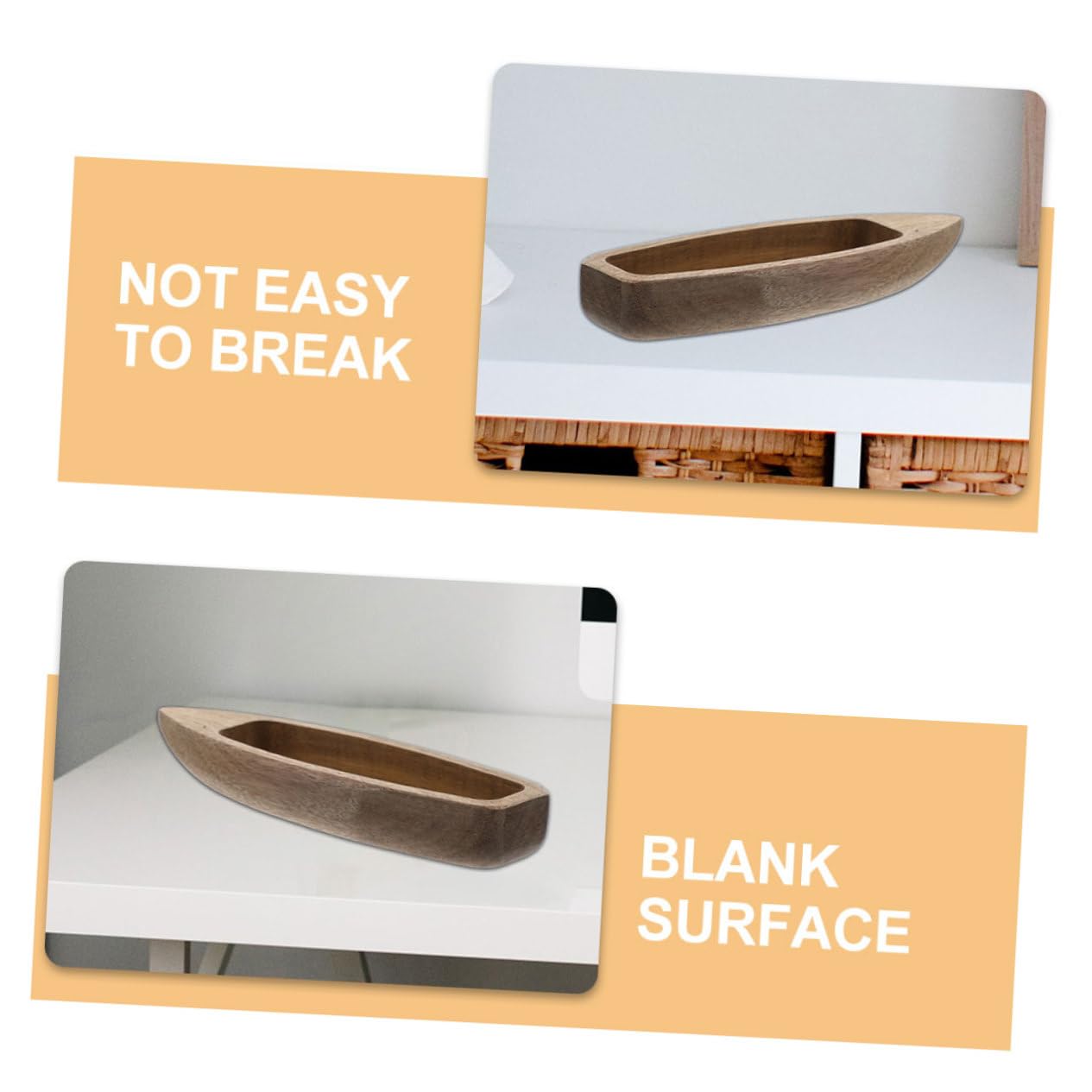 Healifty 4sets 2pcs Unfinished Wooden Boat Model Decor Rustic Desktop Ornament for Home Office Bedroom Study Creative Handcraft Present for Nautical Decor Lovers 2pcs*4