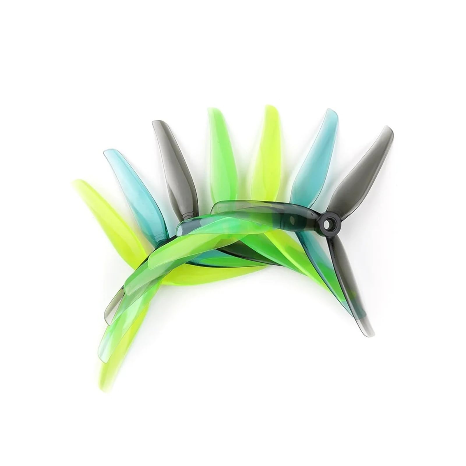 5140/6040 5-6 cali FPV Tri-Blade Propeller CW CCW 4 pary do wyścigów 5" (4 pary F5 Gray)