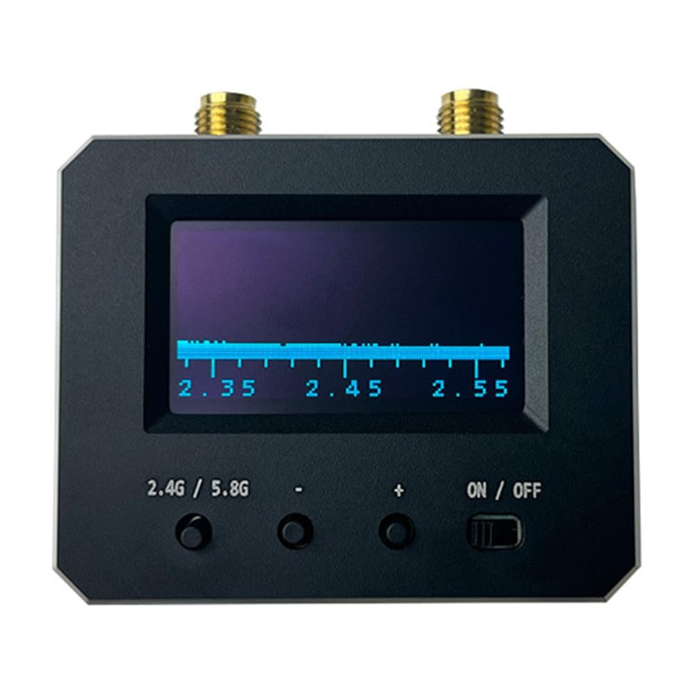 Malloy Neuer 2.4G 5.8G Drohnen-Signal-Scanner FPV Drohne Luftsignal-Scanner für FPV RC Drohne Festflügel-Quadrocopter