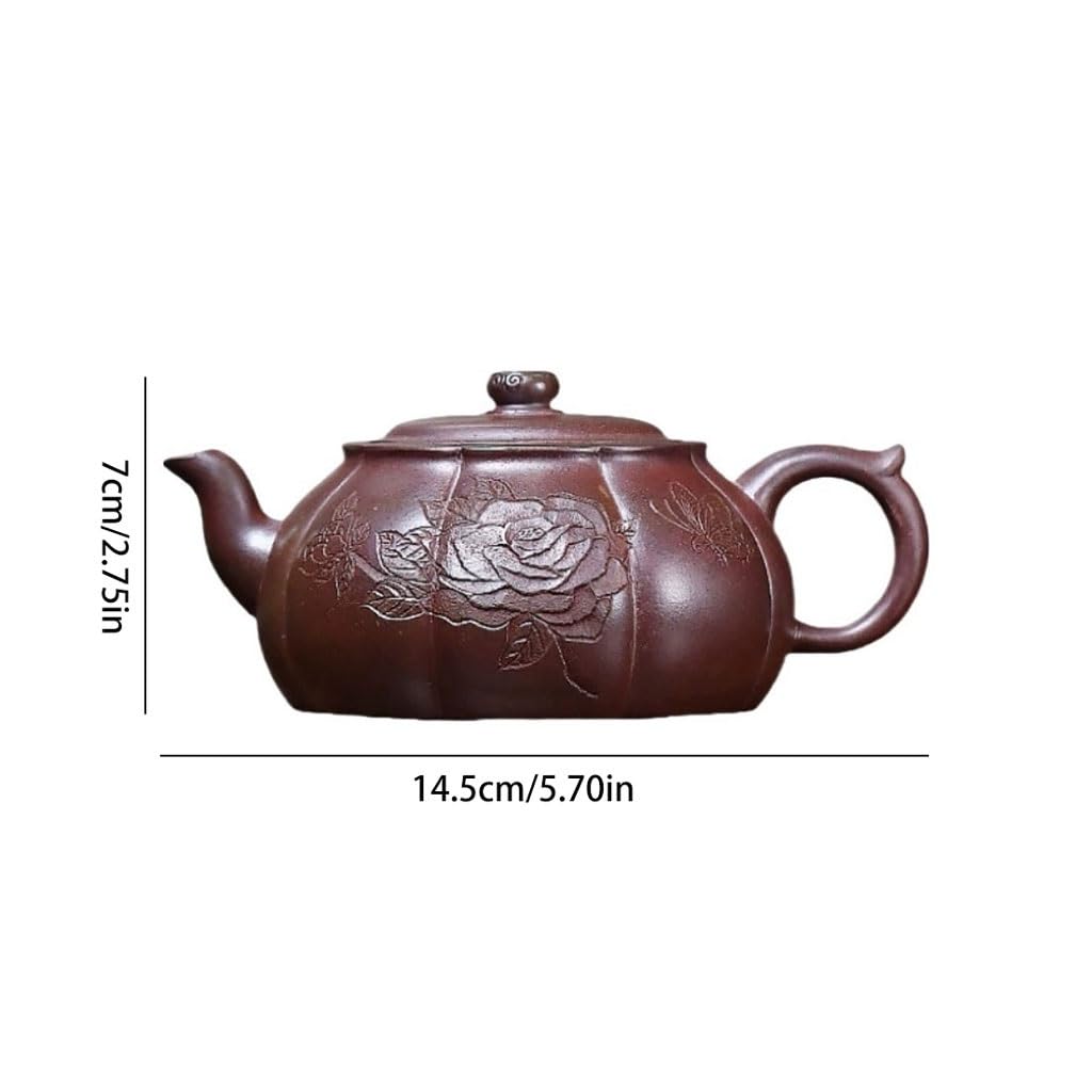 Tetera Infusiones Tetera De Cerámica Con Filtro For El Hogar, Estilo Retro, Hecha A Mano, Kung Fu Teapot