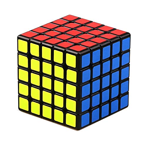 Preisvergleich Produktbild JIAAE 5X5 Puzzle Zauberwürfel Professional Intelligence Wettbewerb Rubik Kinder Frühe Bildung Spielzeug,Black