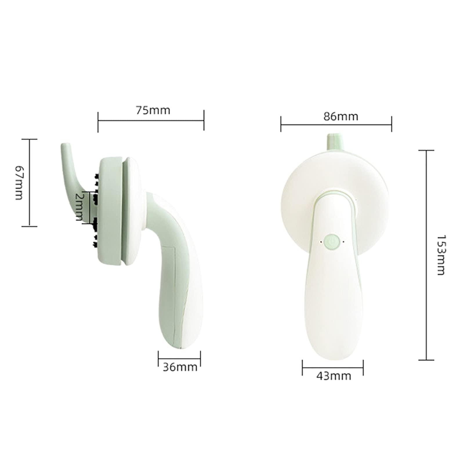 Mini Barredora De Polvo De Mesa De Mano, Aspiradora De Escritorio con Boquilla De Vacío, Limpiador De Polvo De Escritorio Inalámbrico De Carga USB Desmontable, para El Hogar, La Oficina