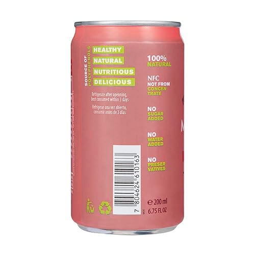 Miniatura 3 de Tamaya Jugos sin mezclar de fruta natural, no de concentrado, 125 frutos prensados, 100% natural, sin azúcar añadida, sin conservadores, latas