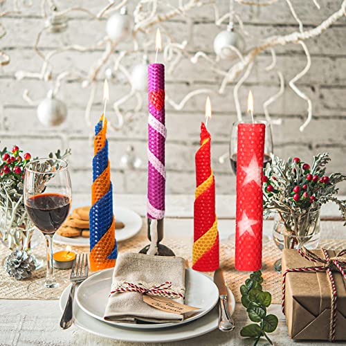 24 Pack 10X8 Inch Beeswax Sheets Experience The Joy Of Beeswax Candle Making Kit Suppliesand - Christmas Candle Making Kit - Beeswax Honeycomb Sheet - Diy Crafts Gift For Kids Beginners Experts Alike #TOP4