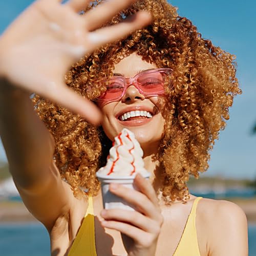 Pibupibu Wholesale 40 Pairs 90s Retro Rectangle Sunglasses Bulk Adults Unisex, Fun Colorful Y2k Glasses Party Favors3