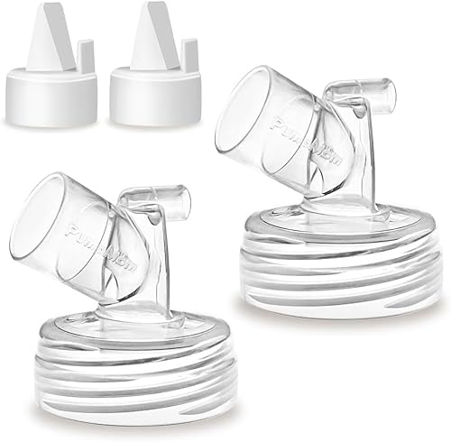 PumpMom-us �L���R�l�N�^�[ �_�b�N�r���o���u Spectra S1 S2 9 Plus�|���v�p�A�L���R�l�N�^�[ Medela PersonalFit Shield��Lansinoh Flange Backflow Protector�x�[�X�ɑΉ�