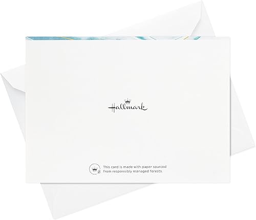 Miniatura 7 de Hallmark Tarjetas de agradecimiento funerarias, ágata de acuarela (20 tarjetas de agradecimiento por tus condolencias con sobres)