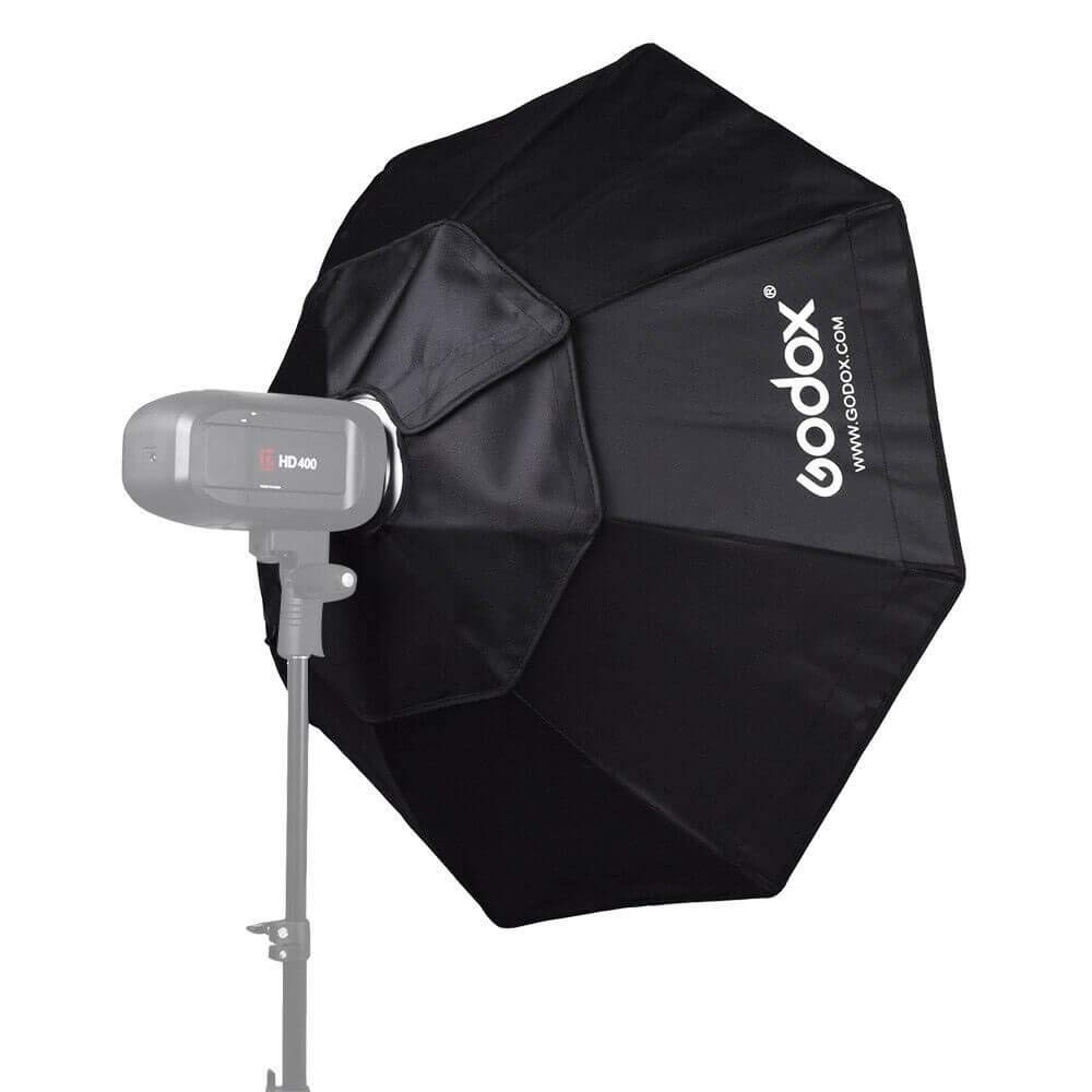 Godox Octa - Soft box (Gris, Aluminum Ring Adaptor, 120 cm)